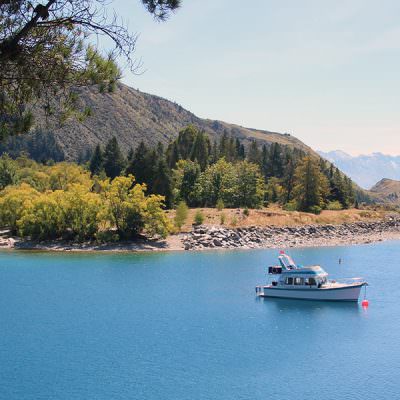 schöner See in Neuseeland